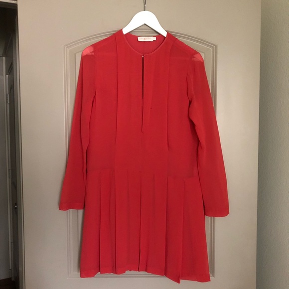 COPY - Tory Burch pleated silk dress - Picture 7 of 8